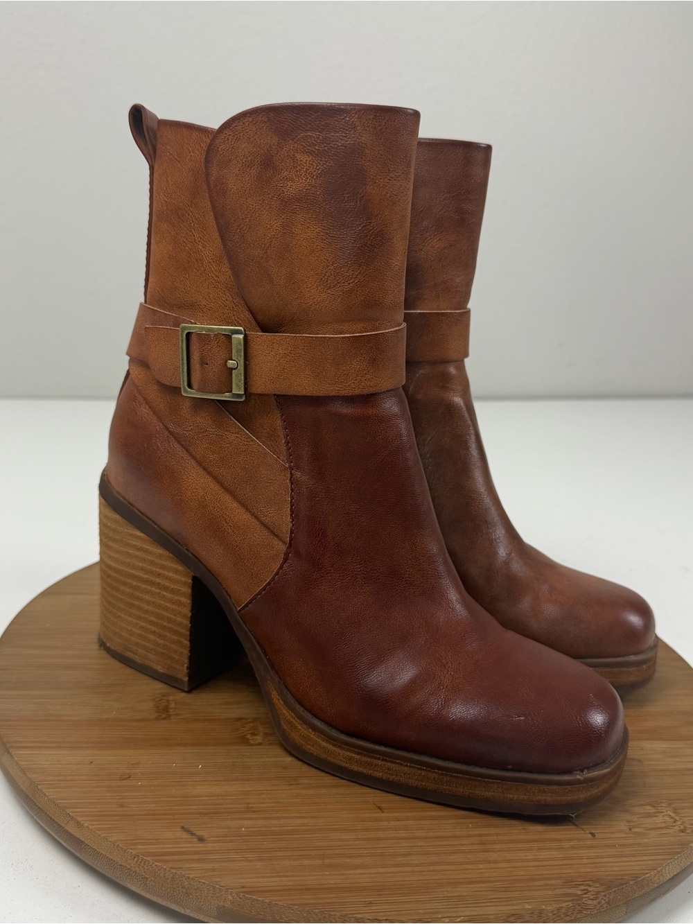 Kork-Ease Marci Block Heel Ankle Boots